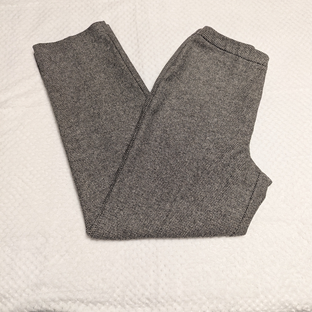 Harris/Wallace Wool Blend Patterned Straight Leg Pants Women's Size 6 Lined